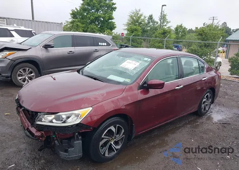 2016 Honda Accord Lx z USA, uszkodzony, nr VIN 1HGCR2F33GA020605